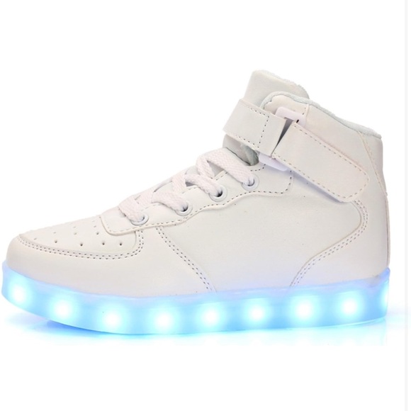 Led Shoes High Top USB Charging - Picture 2 of 8